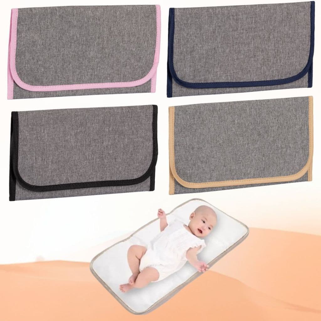 Trocador Portátil Bebê Impermeável Acolchoado AMOR