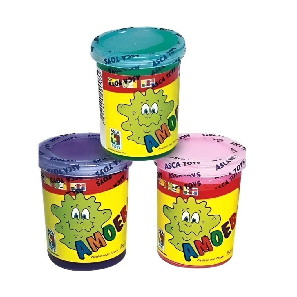 Kit com 3 Amoeba Massinha de brincar - Geleia 110g Asca Toys