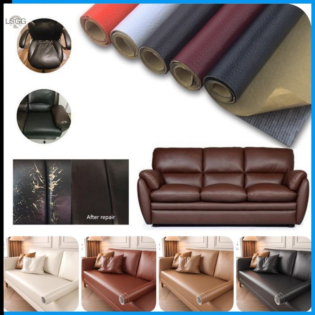 50cmx150cm Sofás \ Estofado\ Banco de Moto \ De Couro Patch Reparo De Adesivos Autocolantes Tecido PU