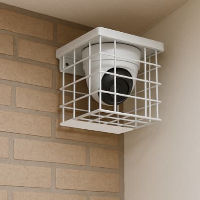 Grade Gaiola de Proteção Reforçada para Câmeras de Segurança  Protetor de Câmera Monitoramento