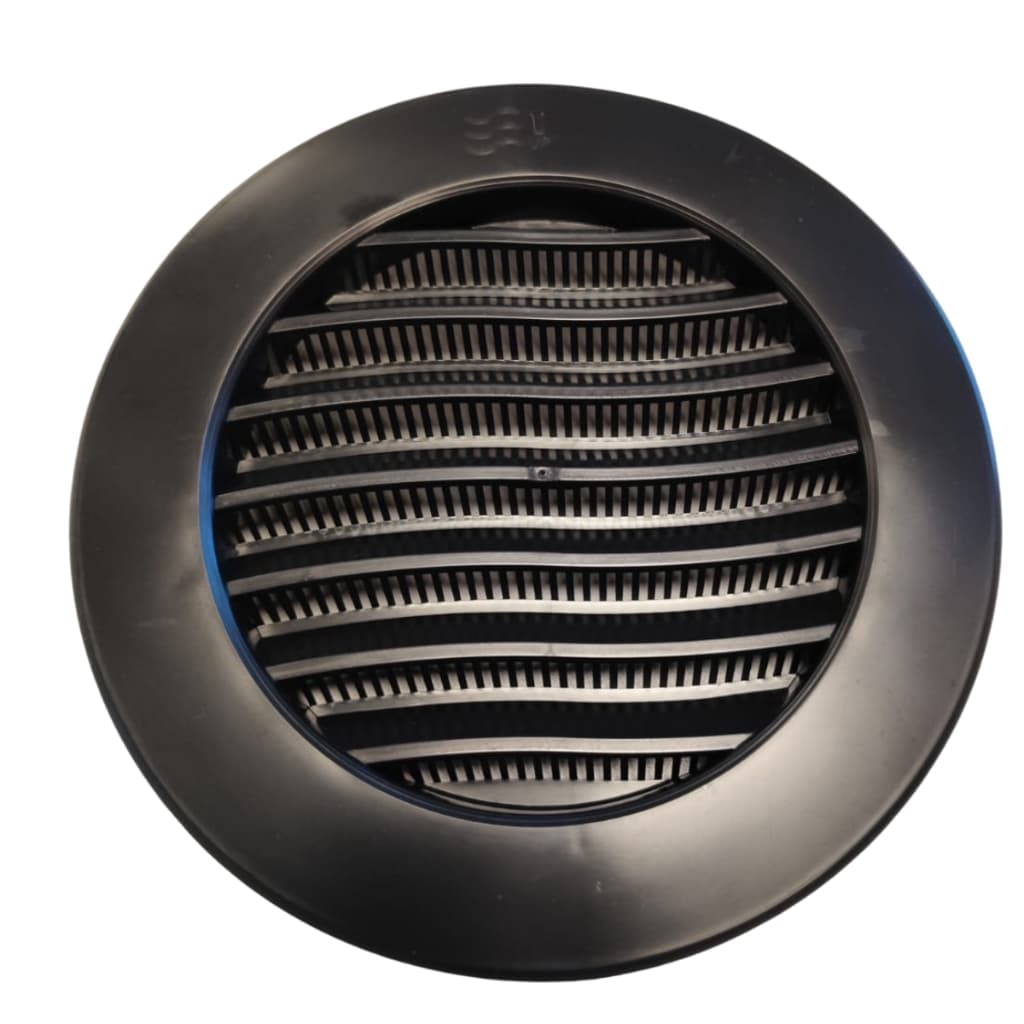 Grelha De Ventilação 150mm Black