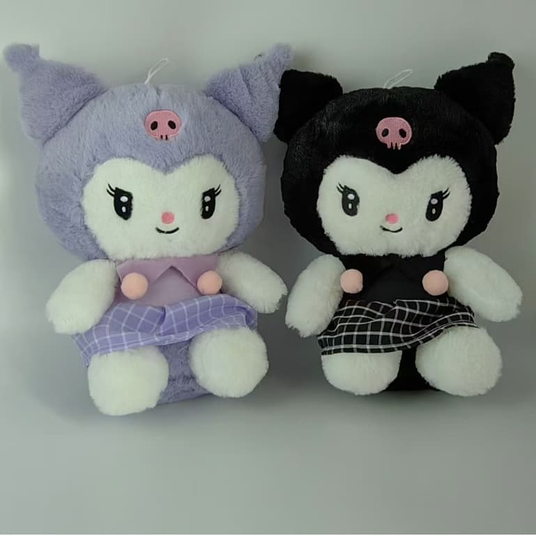 Brinquedo Pelúcia 25cm Kuromi Com Música, Fanwix