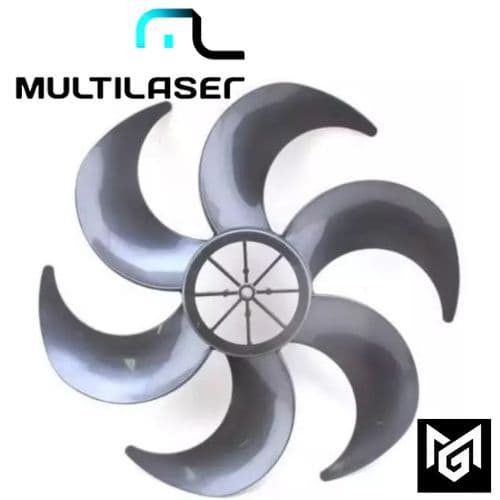 Helice Ventilador Multilaser Multi Turbo 30cm 6 Pás Adaptável