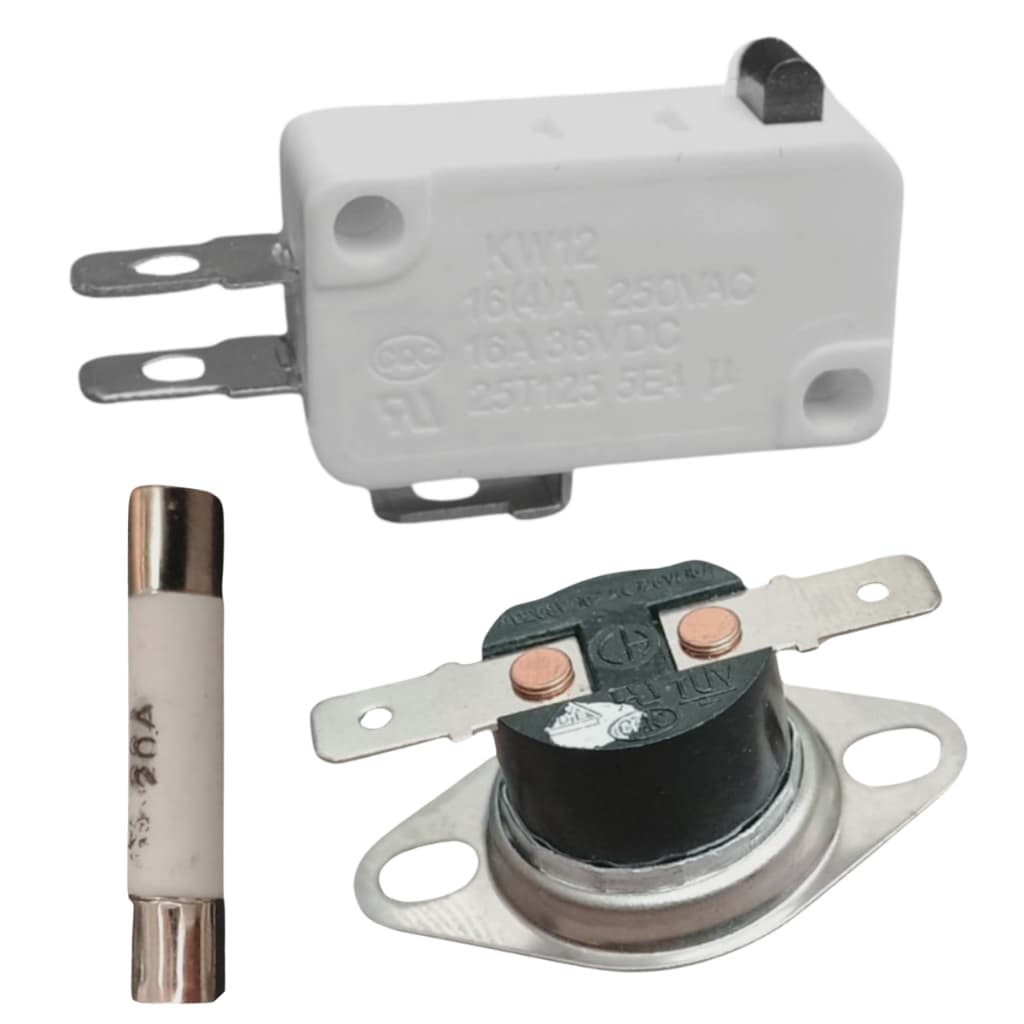 MICRO CHAVE PORTA 16A FUSIVEL 20A TERMOSTATO 105º MICROONDAS