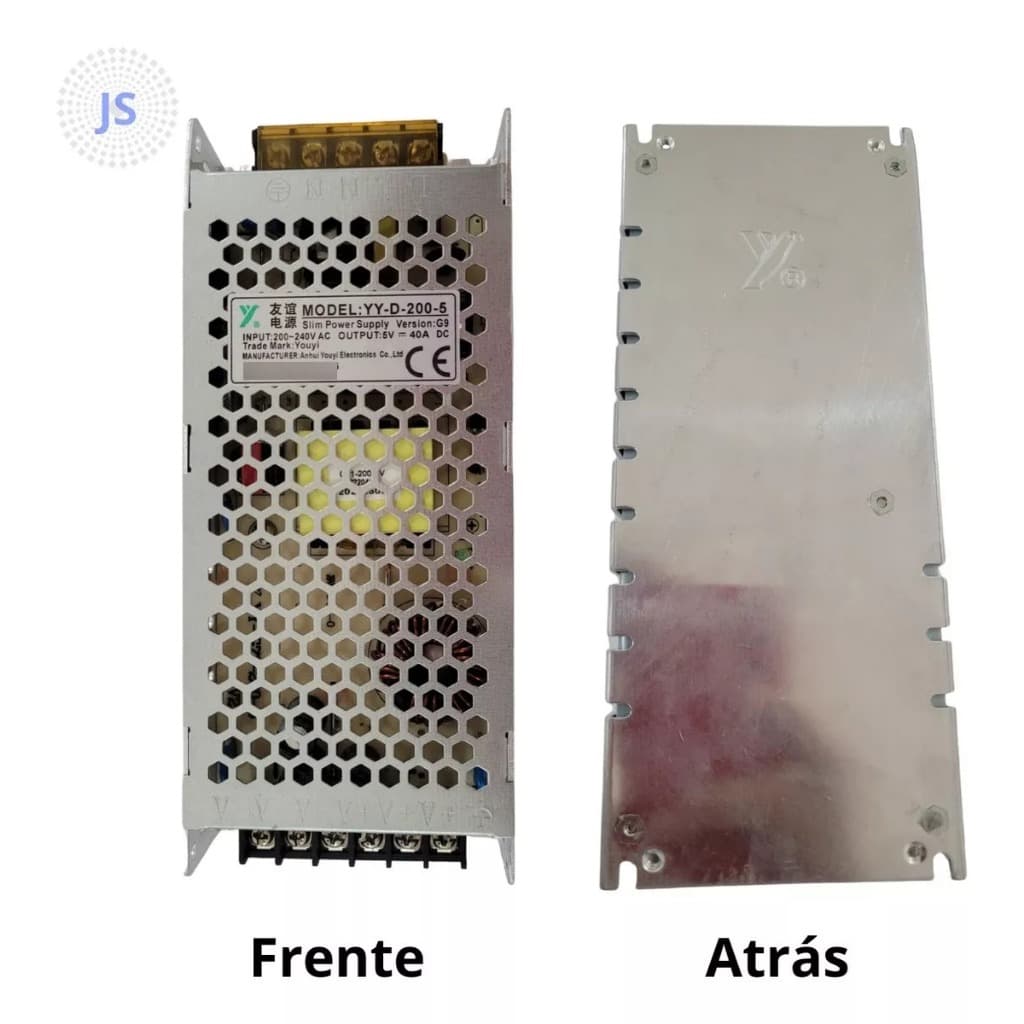 Fonte Chaveada 5v 40a 200w P. Painel De Led