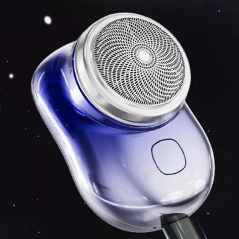 Mini Barbeador EléTrico PortáTil À Prova D'áGua TIPO-C Aparador De Barba De Bolso