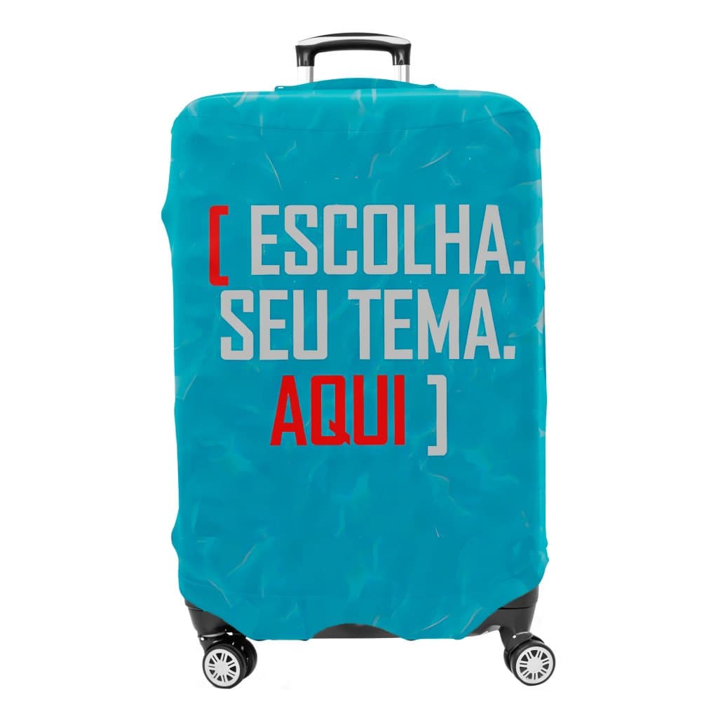 Capa para Mala Bagagem Viagem Escolha Seu Tema  Personalize do Seu Jeito