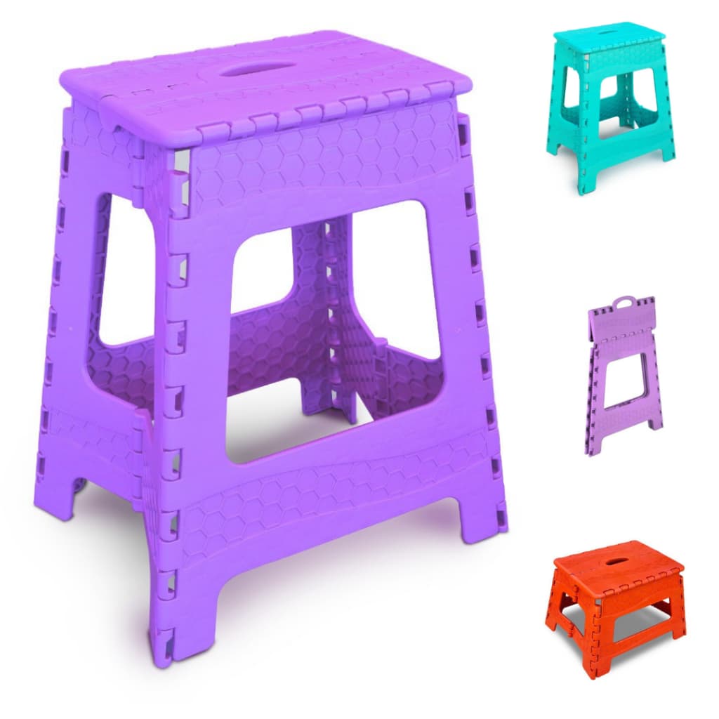 Banqueta Dobrável Colorida Grande e Pequena100kg Pesca, Camping, praia, piquenique