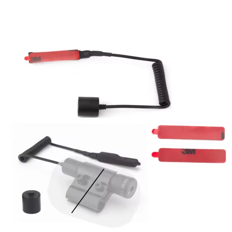 Acionador Remoto Toque Duplo Cabo 30cm Para Visão Laser
