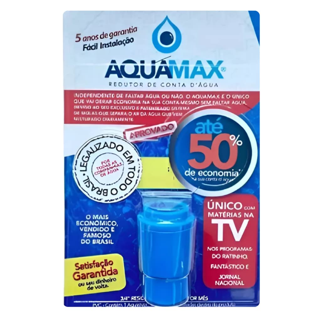 Aquamax Original - Bloqueador De Ar Redutor De Conta D'água