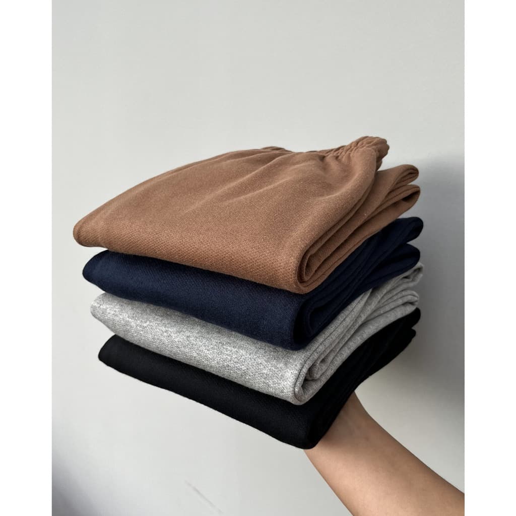 Kit 4 Calças Moletom Peluciado Infantil Com Punho Sortido Unissex Menino e Menina