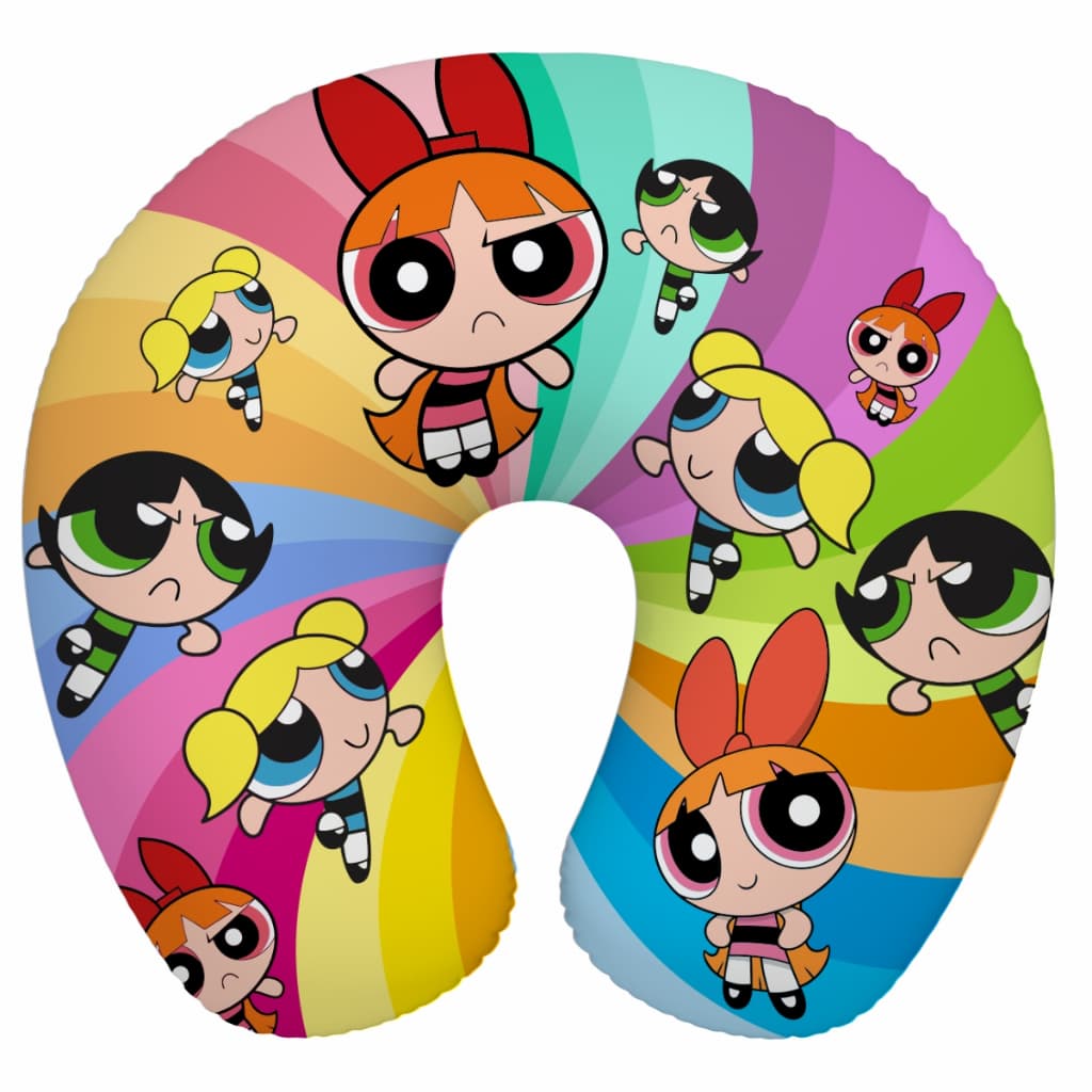 Protetor de pescoço com as Meninas no Poder para acompanhar nas viagens trazendo conforto e estilo