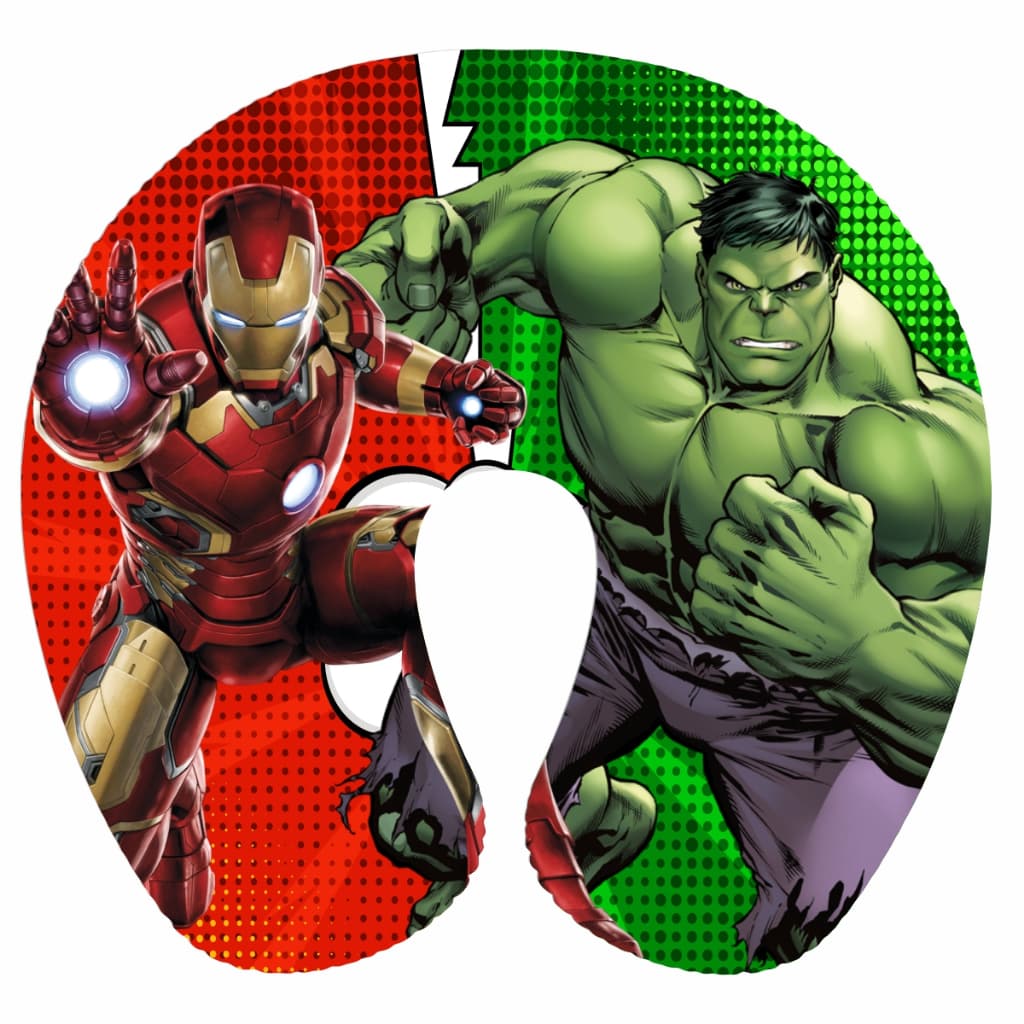 Protetor de Pescoço Vingadores Hulk Homem de Ferro Conforto e Aventura para suas Viagens