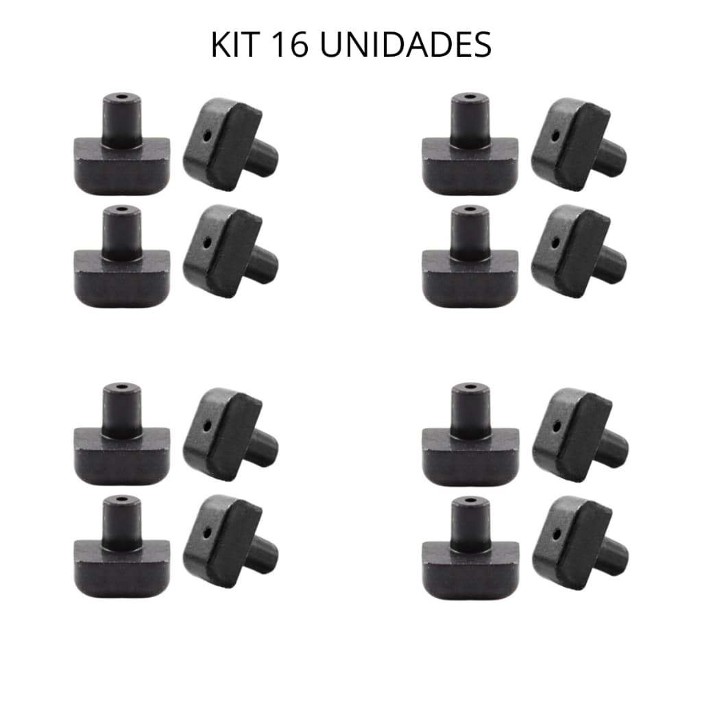 Borracha da Trempe Grade Ferro Fundido Fogão Cooktop Brastemp Consul - 16 Peças