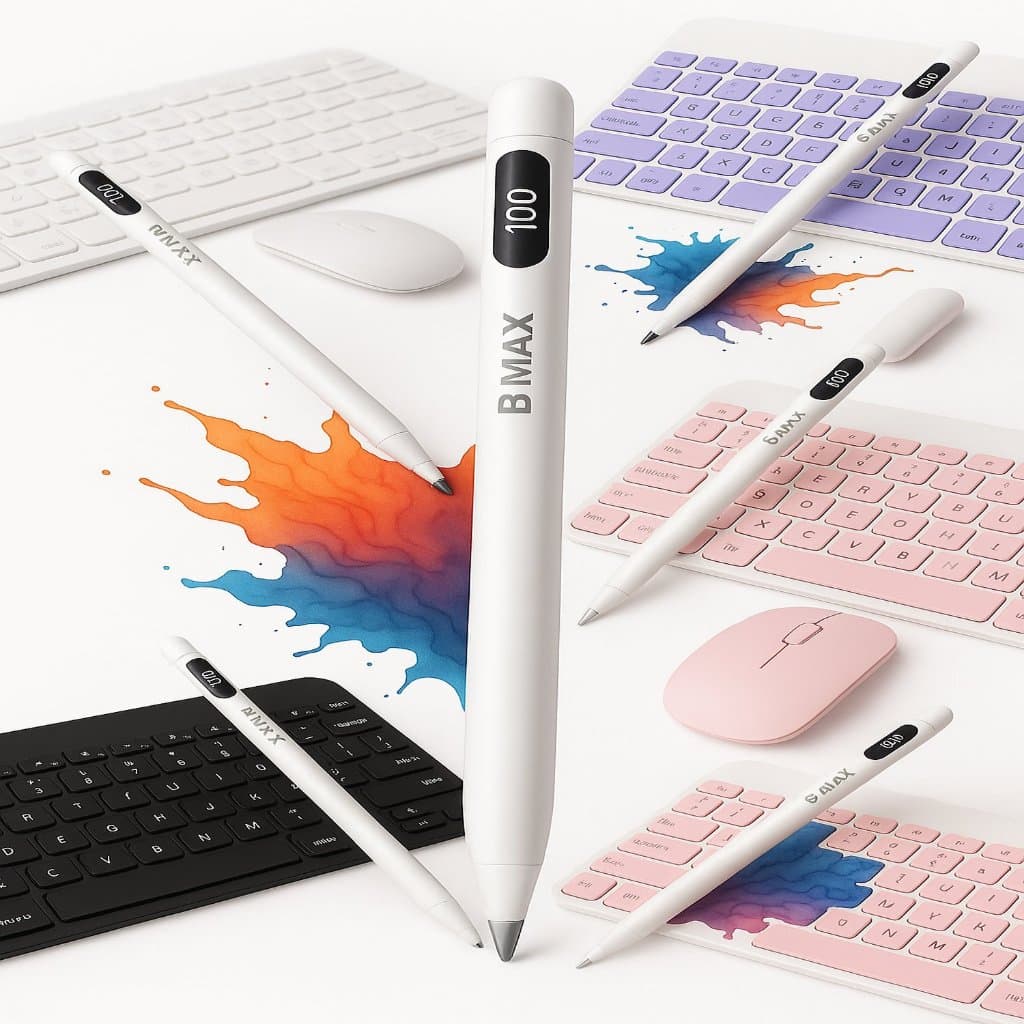 Kit Mouse Teclado Sem Fio Bluetooth Tablet Notebook Celular