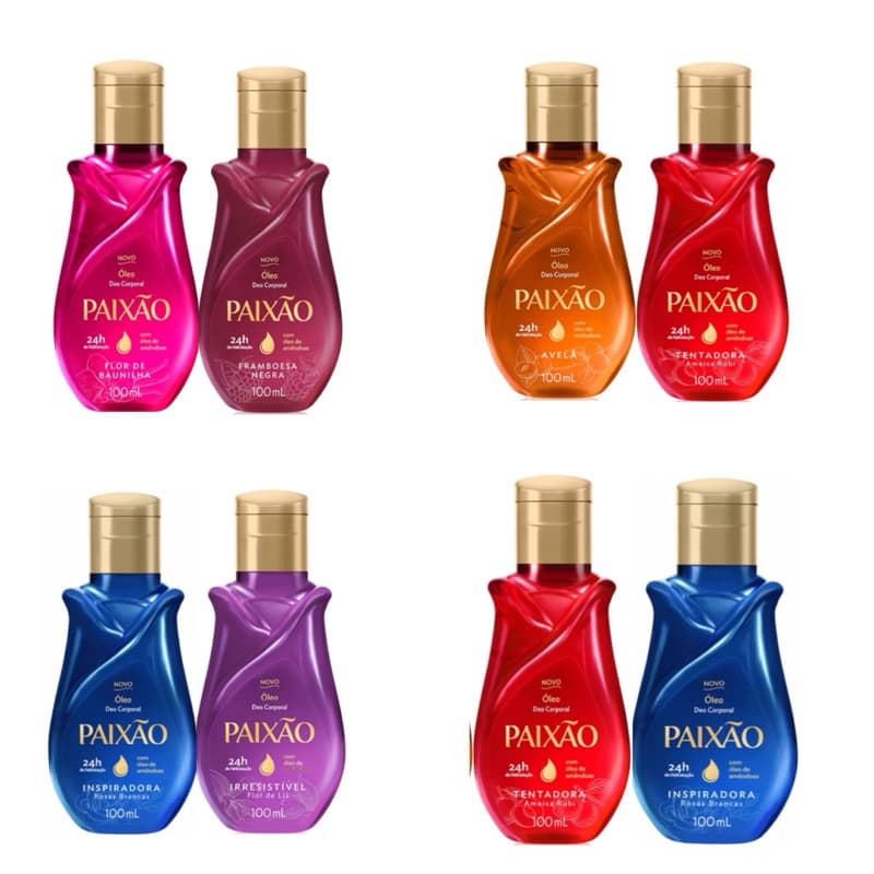 Kit Óleo Corporal Paixão 100ml