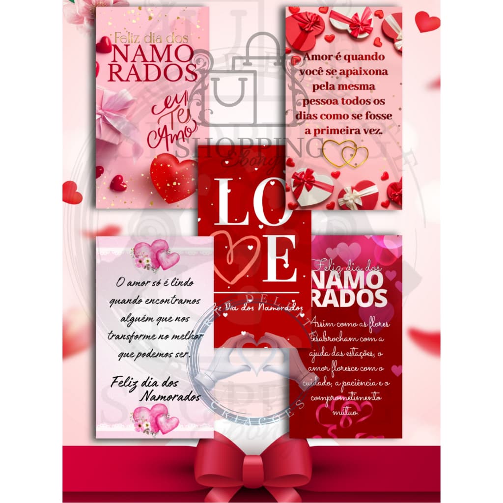 Cartões Agradecimento - Feliz Dia Dos Namorados - Mensagens Motivacionais