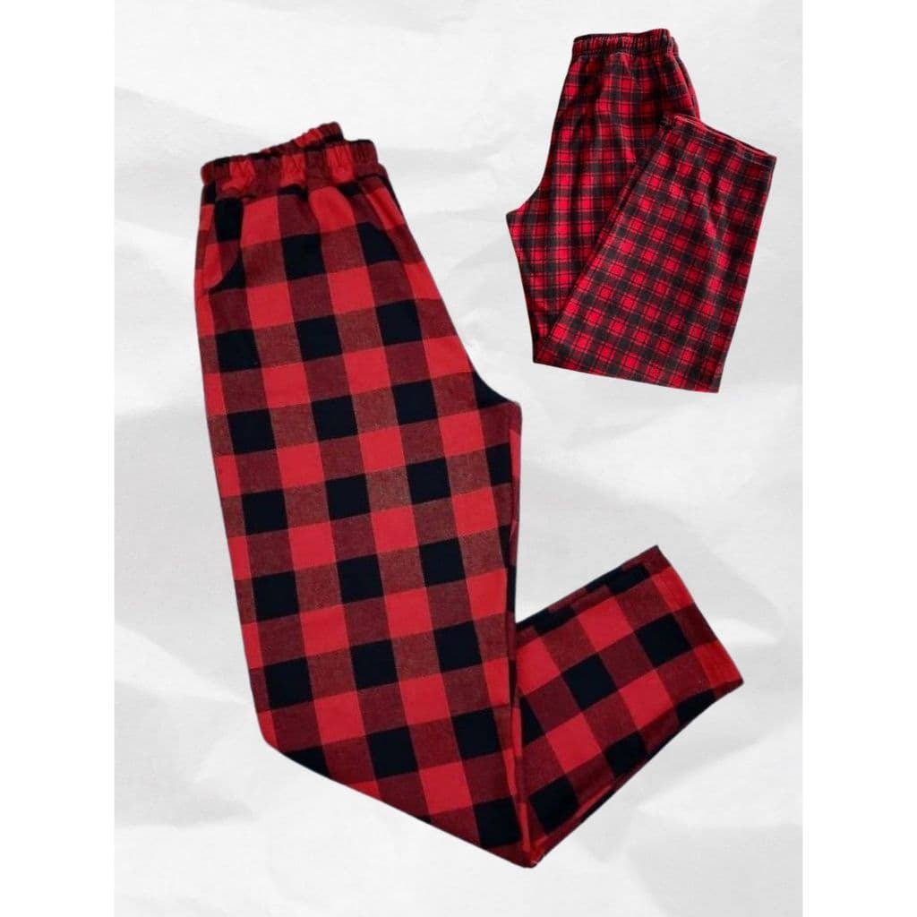 Calça FINA POLIESTER Meia Estação de Dormir Feminina