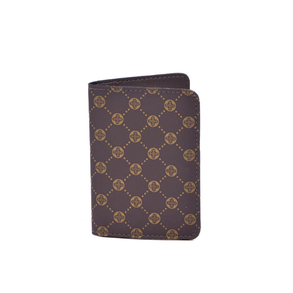 Carteira Porta Cartões Feminino Estampado Compacto para Dia a Dia Simples