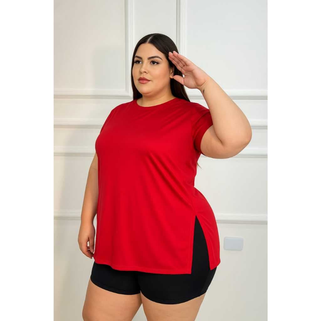 Blusa PLUS SIZE  Feminina Para Academia caminhada dia dia