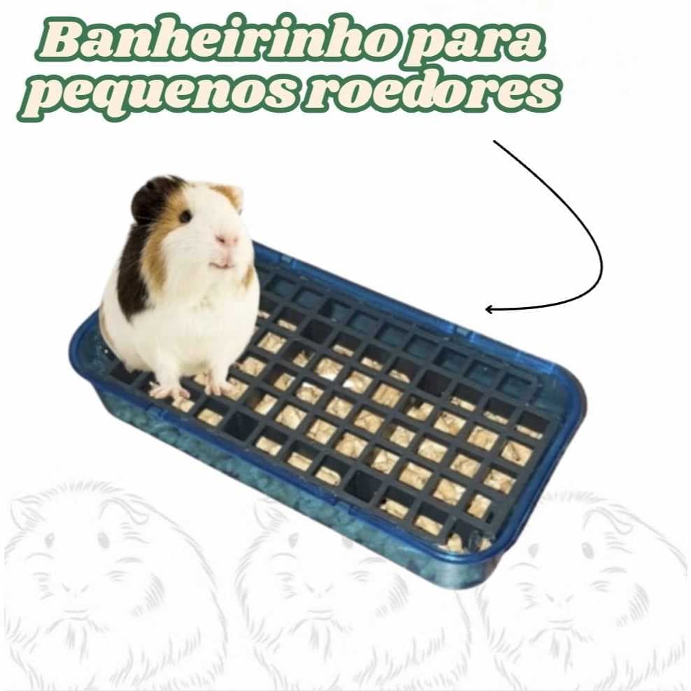 Banheiro Pequeno Sanitário MINI Para ROEDORES Porquinho da India, Rato e Twister