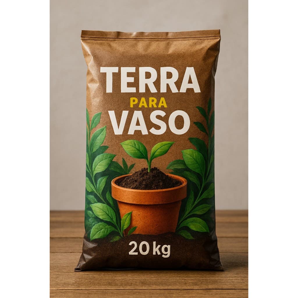 Terra Vegetal Adubada de 2,5 a 20 kilos Jardim Vaso Garden Jardinagem Floreira Canteiros Plantio