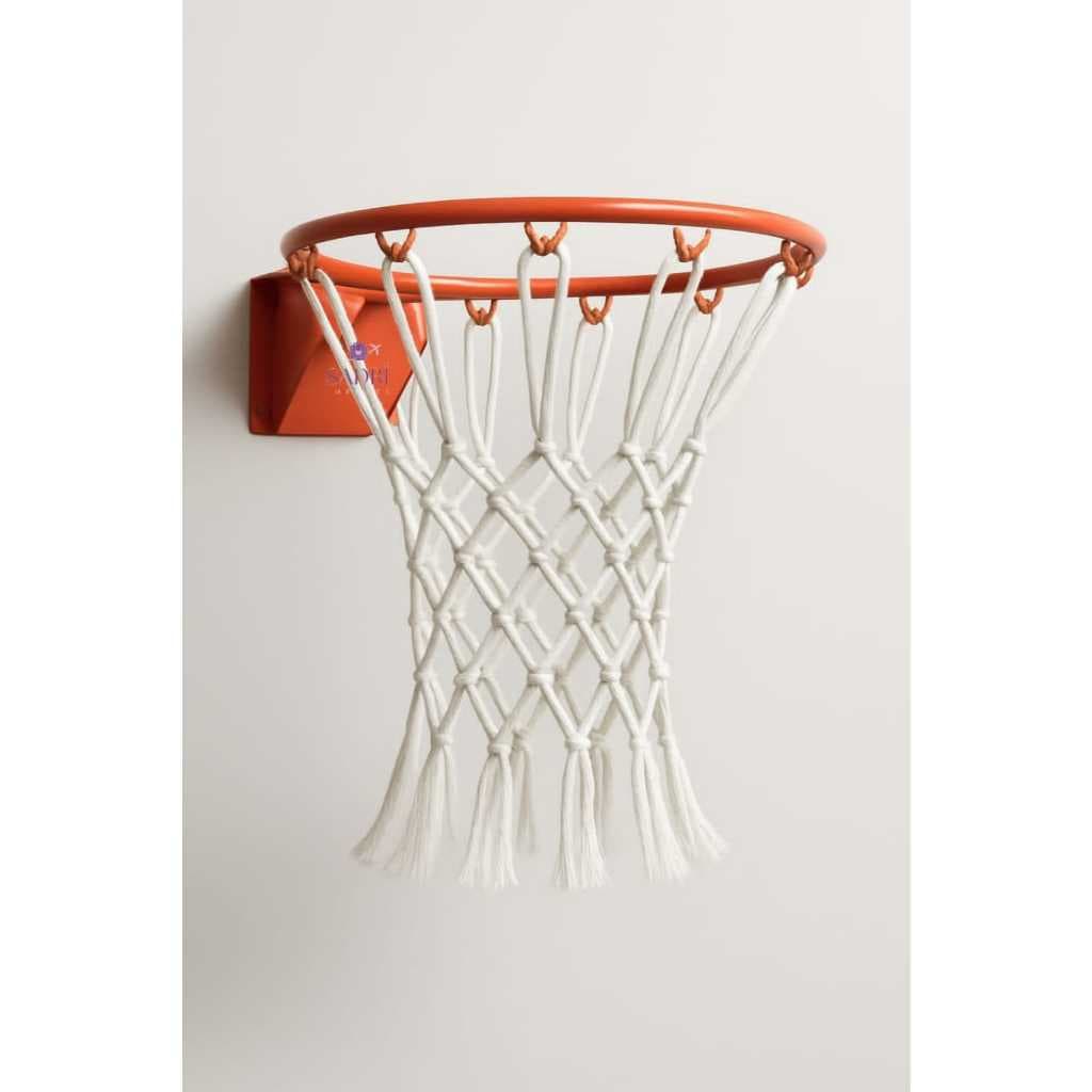 Par de Rede de basquete profissional, fio de seda tipo chuá 6mm (ARO NÃO INCLUSO)
