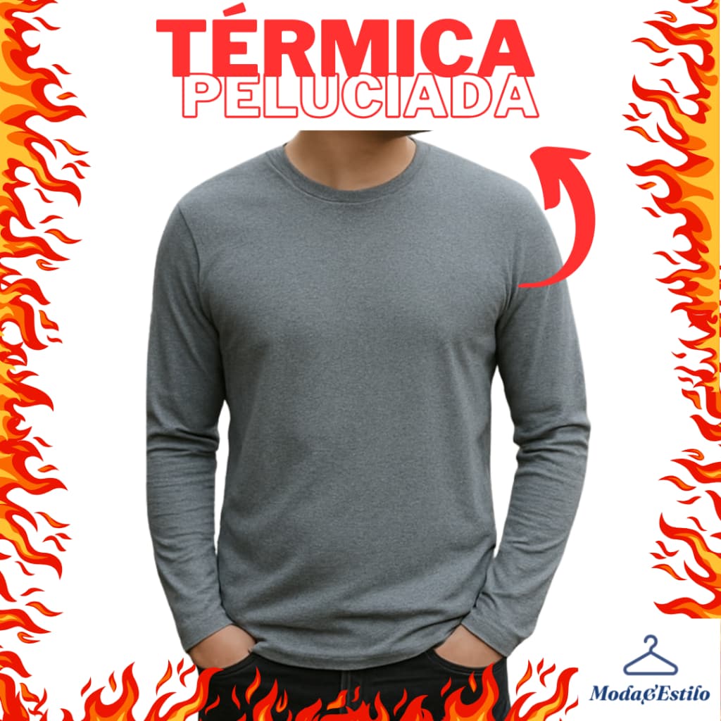 Blusa de Frio Segunda Pele Térmica Manga longa Masculina
