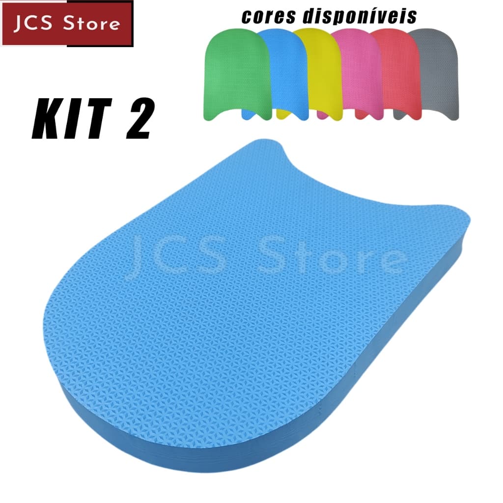 Kit 2 Prancha Natação 34 x 24 x 3 Eva Treino Hidroginástica