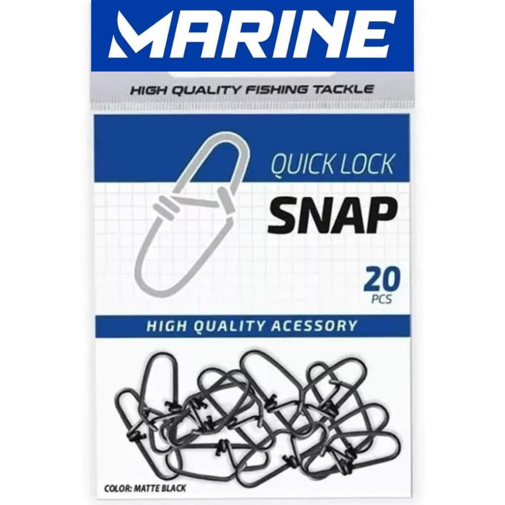 MARINE SPORTS SNAP QUICK LOCK 20 PÇS