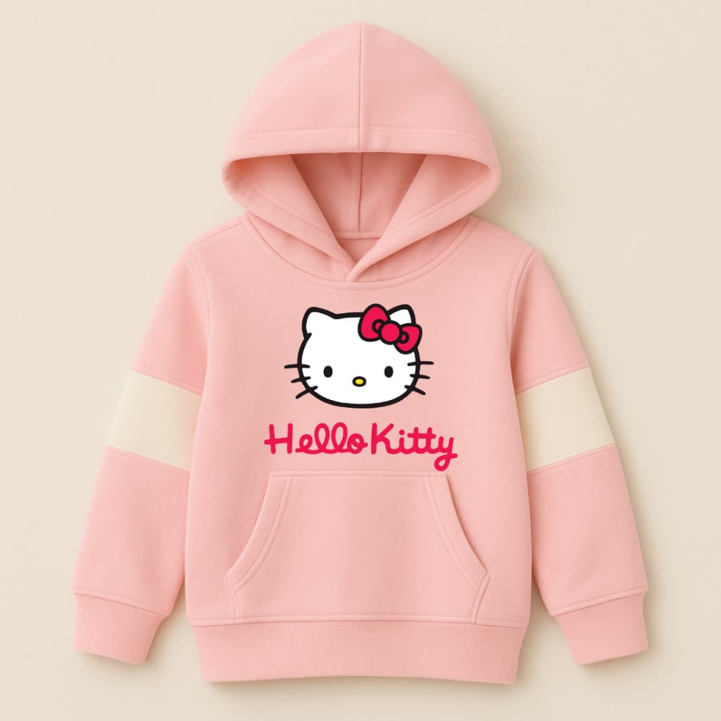 Moletom Infantil Menina Hello Kitty Casaco Flanelado Inverno Quentinho
