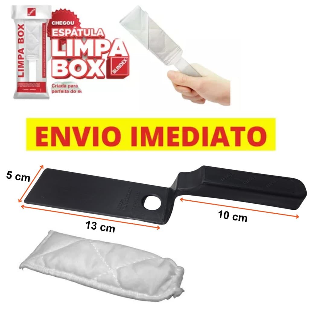 Limpa Box Limpador De Transpasse Vidro Limpo Por Inteiro