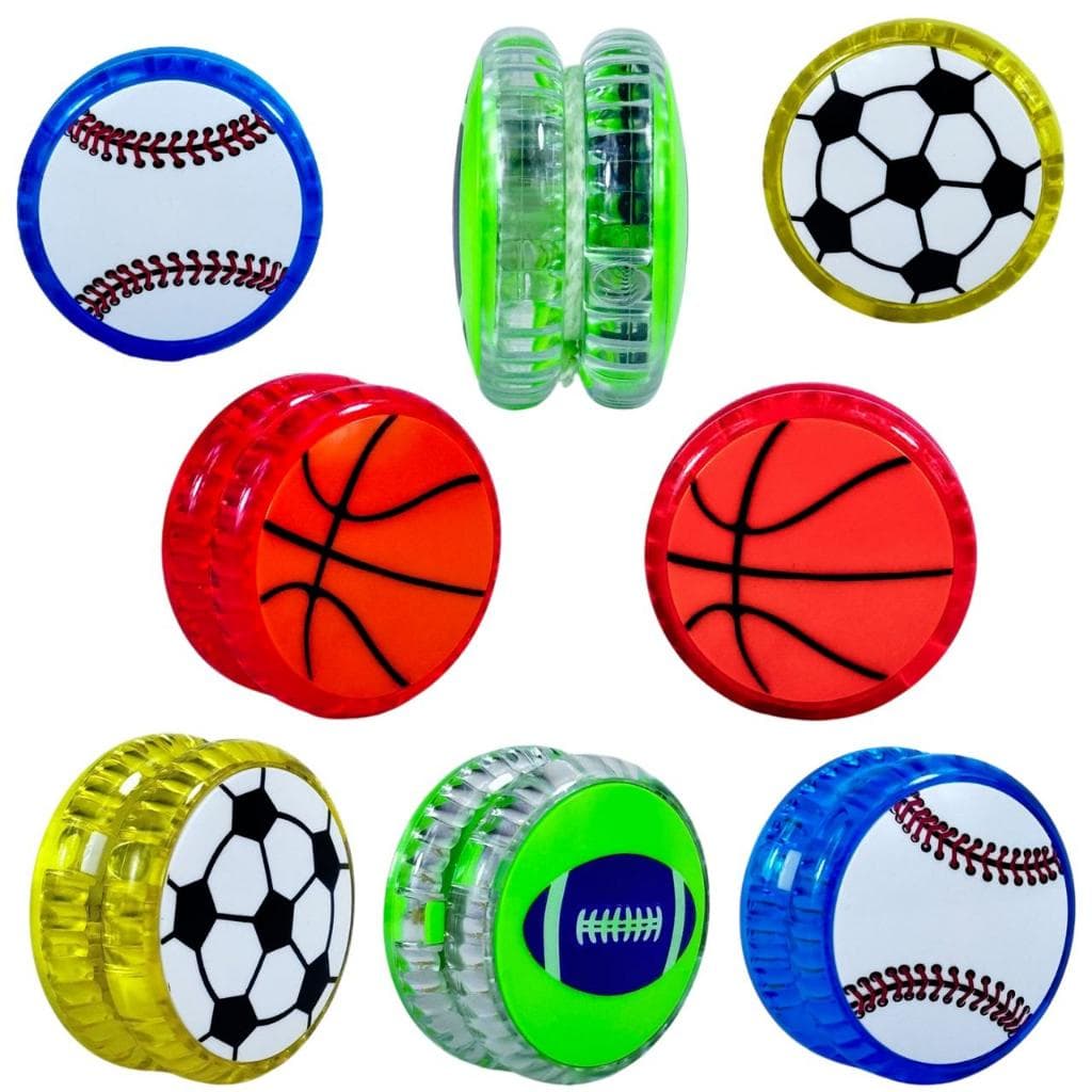 Kit 12 Io-io (ioio,yo-yo) Infantil Com Led Caixa Com 12 Yoyo
