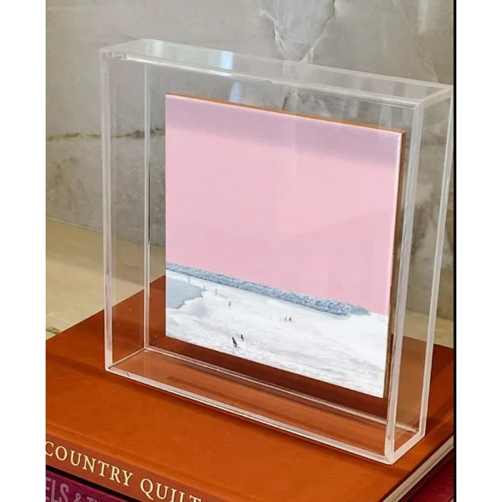 Moldura Acrílica de Mesa – Transparente, Premium, Foto Vertical/Horizontal