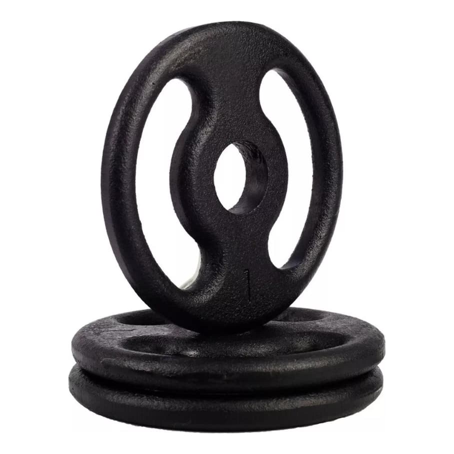 Par De Anilha Pintada 5kg Academia Treino Musculação Fitness