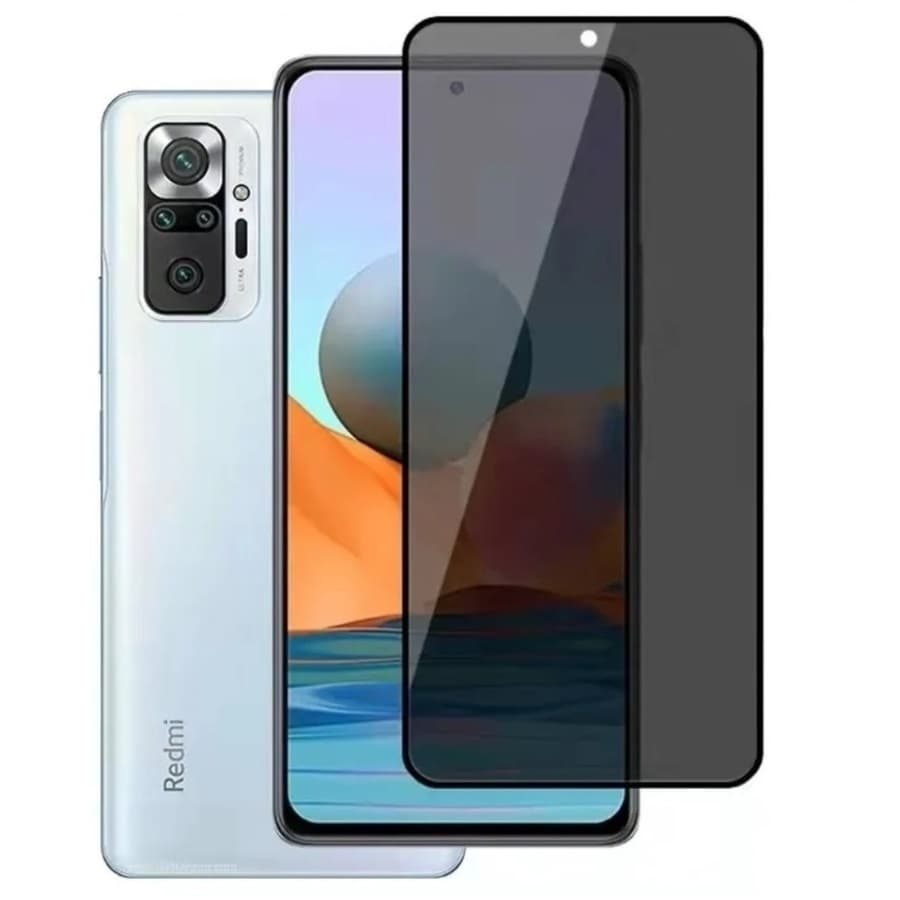 Película Vidro 3D Privacidade Anti Spy Tela Para Xiaomi Mi Redmi Note 11 12 4G 11 10/10C/10A 5G