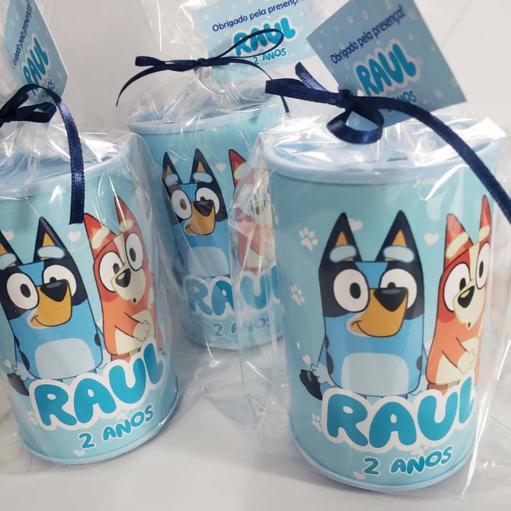 Lembrancinha Cofrinho Personalizado Bluey