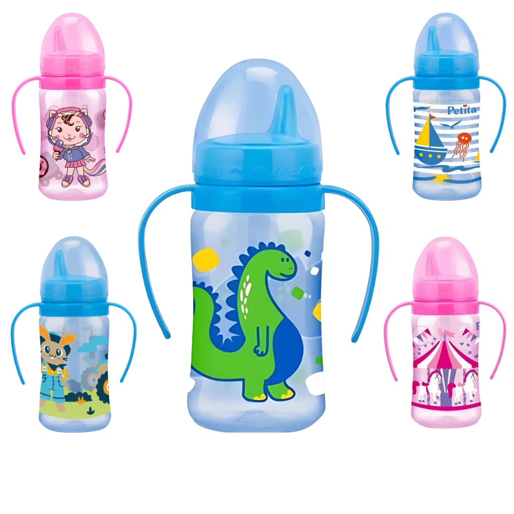 Copo Infantil para Bebê de Treinamento e Transição Copinho Bebe Antivazamento com Alça e Bico