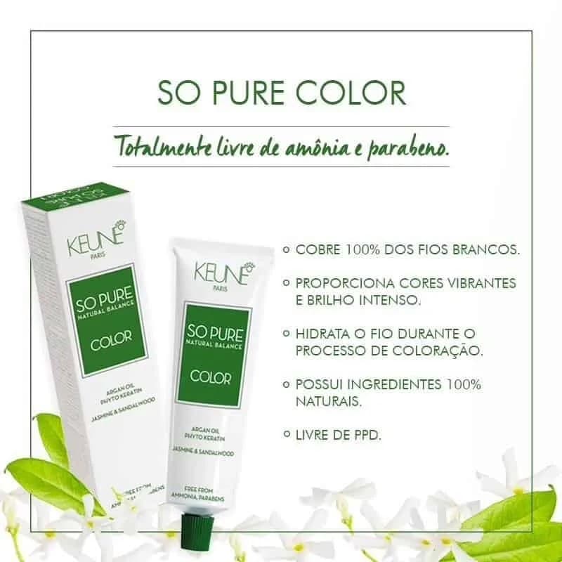 Tintura Capilar Keune SO PURE 60mL - Escolha a cor