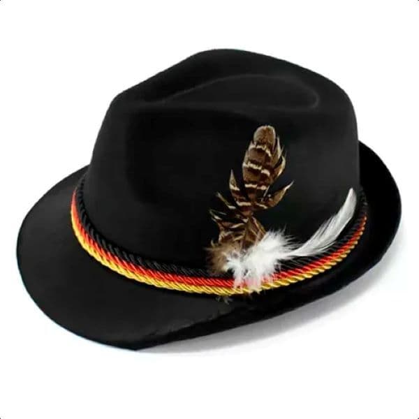 Chapéu Alemão Com Pluma Oktoberfest