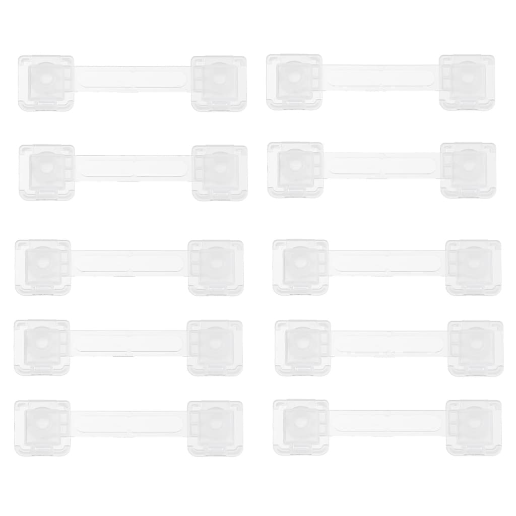 Kit 10 Trava De Gaveta Armário Segurança Protetor Infantil