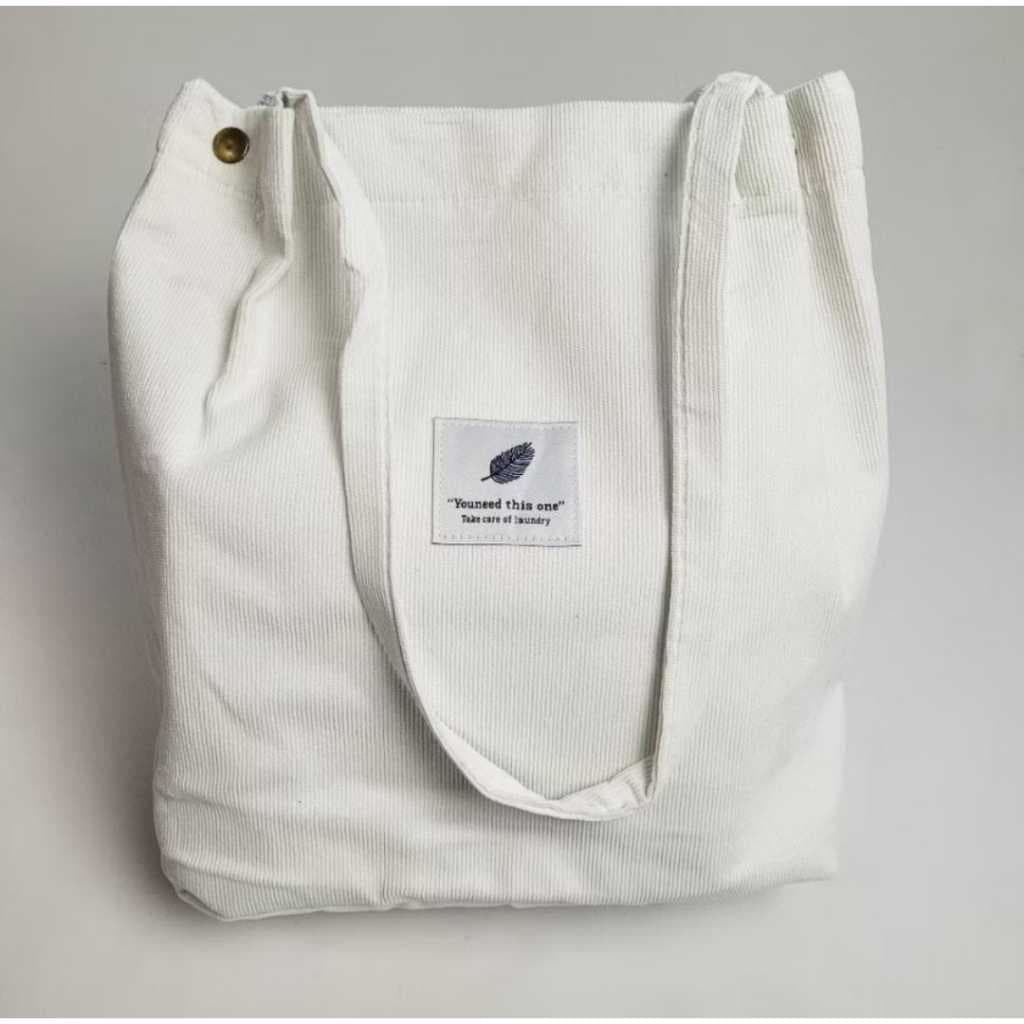 Bolsa Feminina Ombro Veludo Cotelê