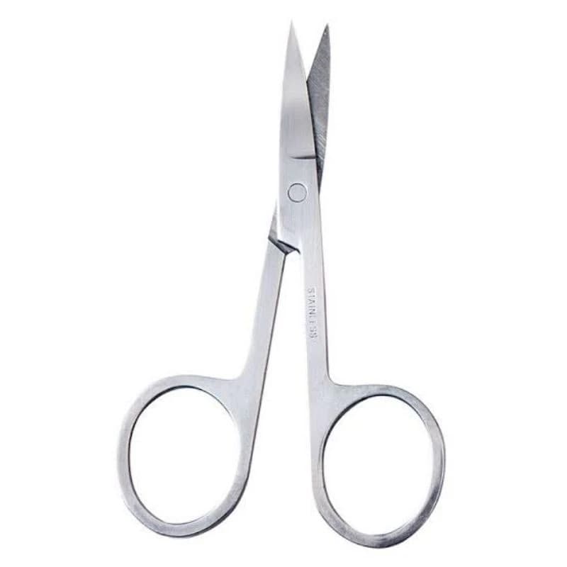 KIT 12 PCS Tesoura Tesourinha Cortar Unha Sobrancelha Cílios Cortador p/ Unhas bebes