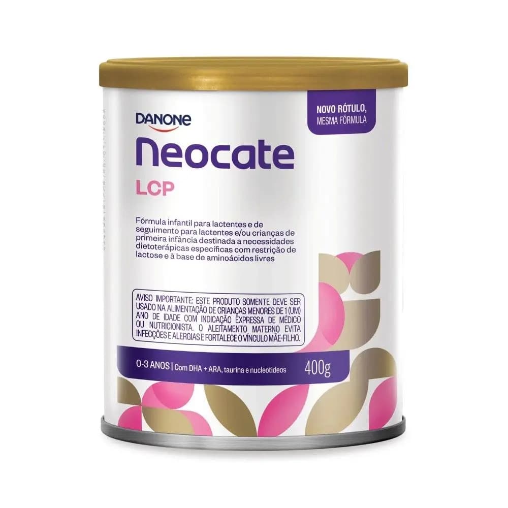 Danone Neocate Lcp Em Pó Sem Sabor Lata 400g
