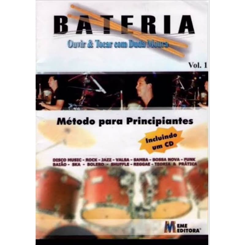MÉTODO PARA BATERIA -DUDA MOURA VOLUME 01