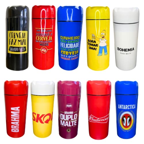 1 Porta Litrão Suporte para Cerveja Térmico Garrafa de 1 Litro Térmico