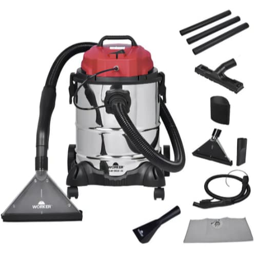 Extratora Limpadora de Sofás e Colchão Aspirador de Pó e Água 1400W Worker