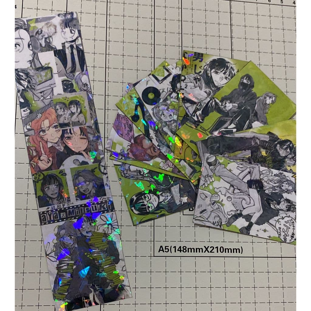 Cards Fanmade – Mangá Yuri “O Cara Que Estou Afim Não É Um Cara” + Marcador de Livro