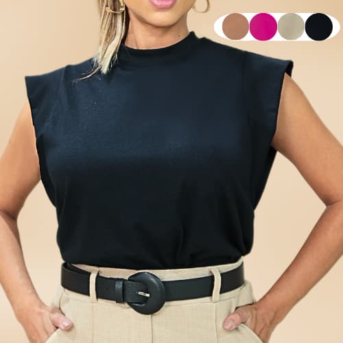 BLUSA BASICA MANGA CURTA MUSCLE TEE TENDENCIA BLUSINHA FEMININA FEMININO BLUSAS FEMININAS REGATA ALGODÃO CAMISETA