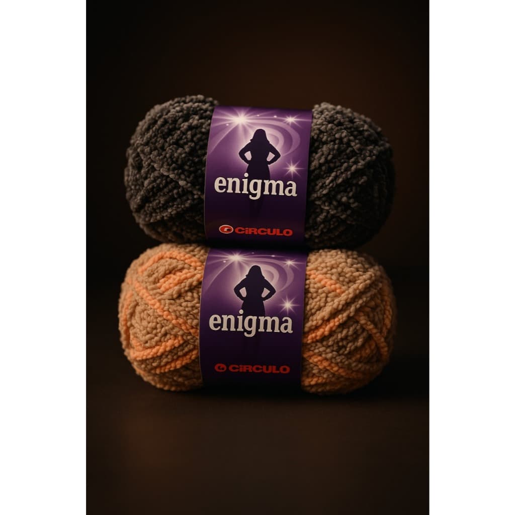 Fio de Lã Circulo Modelo Enigma para tricot costura tecelagem